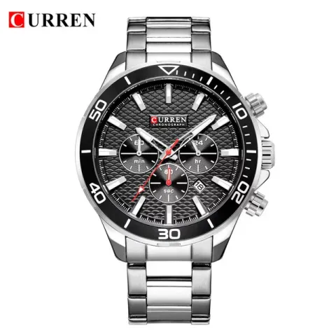 CURREN 8309 — Reloj de hombre en acero inoxidable