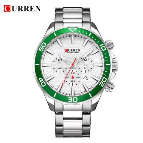 CURREN 8309 — Reloj de hombre en acero inoxidable