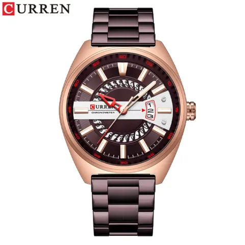 CURREN 8403 · Reloj de hombre 44 mm en brazalete de acero