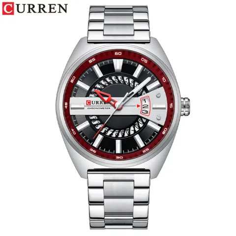 CURREN 8403 · Reloj de hombre 44 mm en brazalete de acero