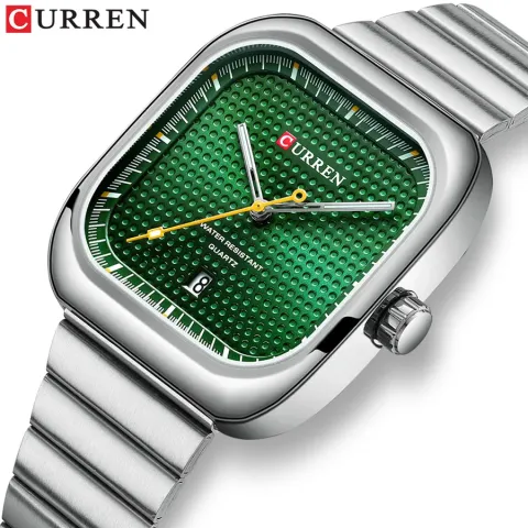 CURREN 8460 — Cuadrado de acero, compacto