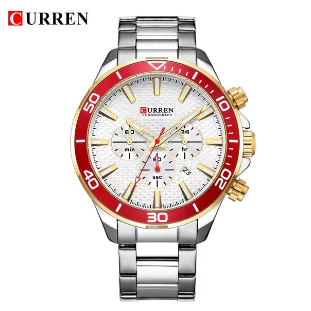 CURREN 8309 — Reloj de hombre en acero inoxidable
