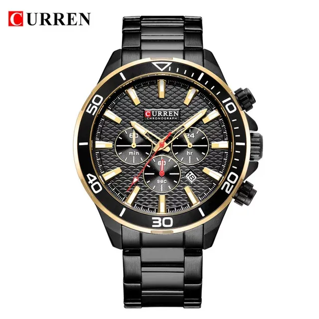 CURREN 8309 — Reloj de hombre en acero inoxidable