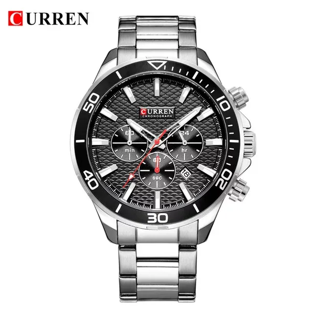 CURREN 8309 — Reloj de hombre en acero inoxidable