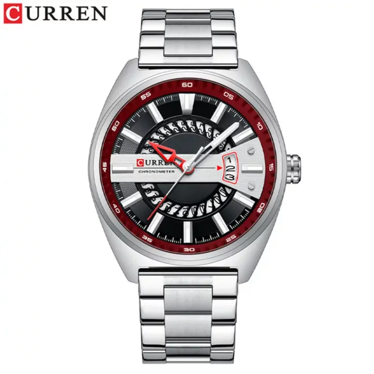 CURREN 8403 · Reloj de hombre 44 mm en brazalete de acero